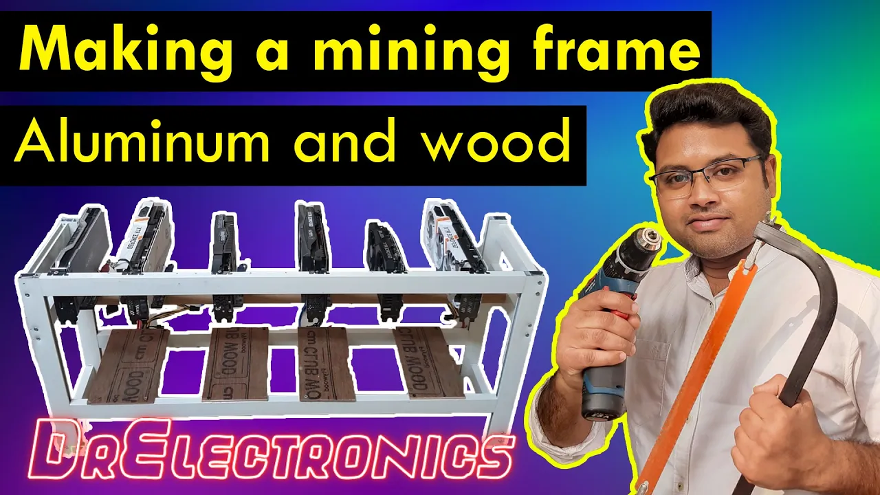 Aluminum mining rig frame